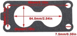Carburateurpakking - 2 stuks - Compatibel met Kawasaki FH601V/FS641V/FS680V/FH721V - OEM 11060-7024 - Afdichtingsmateriaal - Hoogwaardige kwaliteit - Motorpakking — thumbnail 1