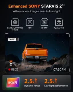 Solidchoice - Draadloze Dash Cam met 1440P Beeldkwaliteit en GPS — thumbnail 2