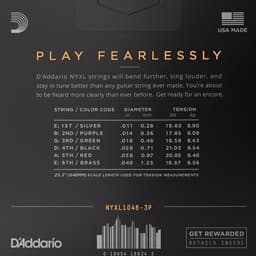 D'Addario NYXL1046-3P Elektrische Gitaarsnaren (10-46) 3-Pack — thumbnail 2