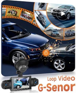 Dashcam Auto - 4 Camera Recorder - Veilig Rijden - 360 Graden Opname - 1080p FHD - Zwart — thumbnail 5