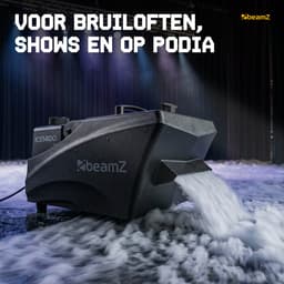 Rookmachine low fog - BeamZ ICE1400 - Met 5L vloeistof - Voor bruiloften, events en DJ’s - 1400W — thumbnail 3
