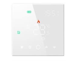 Slimme Thermostaat - Temperatuurregelaar App - Comfort Verhoging - Wekelijks Programmeerbaar - 16A Belasting - Zwart