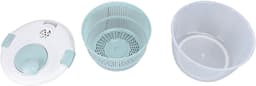 Salade Spinner - Groente Droger - Snel Salade Maken - Multifunctioneel Vergiet - 5 Liter - Blauw — thumbnail 1