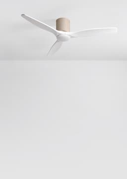 CREATE - Plafondventilator stil 40W (Ø132cm) - Sfeer- en hoofdverlichting LED - Afstandsbediening - 6 snelheden - Programmeerbaar - WIND CALM CUSTOM RATTAN — thumbnail 3