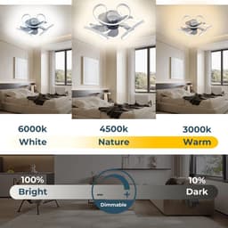 WentinkMo Led - Platfondlamp - Afstandsbediening voor Plafondventilator - Moderne ventilator — thumbnail 3