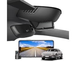 Dashcam voor auto - Zwart - Speciaal voor Volvo Polestar 2 (2021-2024) - 4K Voor- en 1080P Achtercamera met Wifi en G-sensor - Met 128 GB MicroSD-kaart