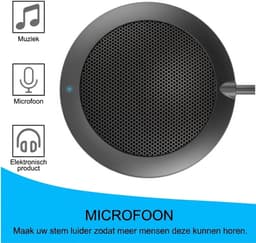 TS - Omnidirectionele USB microfoon - vergadermicrofoon - conferentiemicrofoon - Desktop microfoon - Omni directional microphone - Telefonische vergadering — thumbnail 2