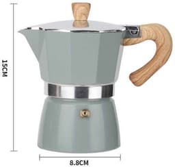 LISM-Italiaanse espressomachine, mokapot, 150 ml, capaciteit voor 3 kopjes — thumbnail 2