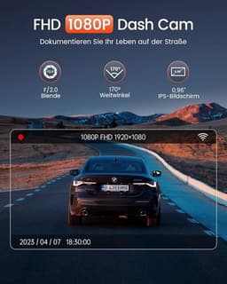 Bestsee X9 Pro Dashcam Auto Camera – 2.5K Ultra HD Video – Wifi & App Control – 170° Groothoek – Night Vision & G-Sensor – Parkeerbeveiliging – Nieuw in Doos (Gezegeld) — thumbnail 3
