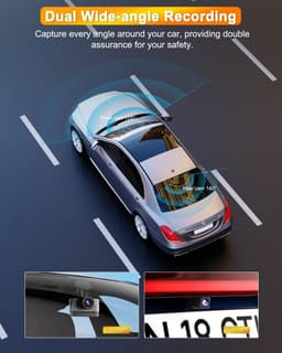 Dashcam Voor en Achter - Dual Camera - 4K + 1080P Resolutie - Ingebouwde Wi-Fi - Voor Auto's — thumbnail 5