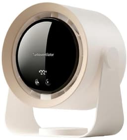 GELLDG Tafelventilator - USB Oplaadbaar 5400 mAh - LED Display met Windkracht en Batterijstatus - 90° Verstelbare Hoofdhoek - Geschikt voor Kantoor en Thuisgebruik - Duurzaam Kunststof Huis - Afmetingen 180x119x205mm — thumbnail 1