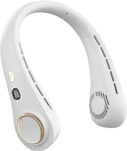 Nekventilator Roze – Draagbare Bladloze Ventilator voor Vrouwen – Handsfree Hals Ventilator met 5 Snelheden en LED Display — thumbnail 2