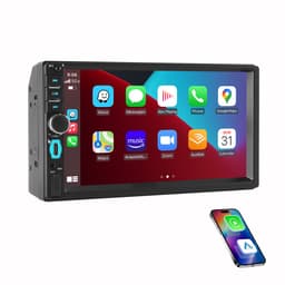 ESSGOO Autoradio 2 Din - 7 Inch Touchscreen - MP5 - Apple CarPlay & Android Auto - Bluetooth, USB, AUX, SWC — thumbnail 1