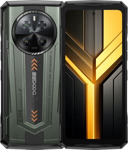 DOOGEE S300 Robuuste smartphone 5G - 6.78 inch FHD+ 120Hz - 48GB RAM - 512GB ROM - 9000mAh 45W - Android 16 - POC Walkie - mobiele telefoon - IP68/IP69K - Dual Sim - NFC GPS - Zwart — thumbnail 1