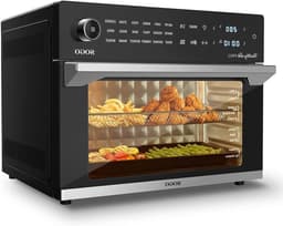 Elektrische Oven Airfryer - Multifunctionele Oven - Gezond Koken - 18 Voorgeprogrammeerde Menu's - 30 Liter - Zwart — thumbnail 1