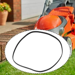Aandrijfriem Grasmaaier - Reserveonderdeel Maaier - Gazon Onderhoud - 6-Rib Constructie - 490 mm - Zwart — thumbnail 3