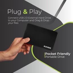 Externe Harde Schijf 500 GB - Draagbare SSD Opslag en Back-up voor PC, Laptop en Mac - USB 2.0 — thumbnail 2