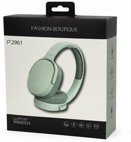 P2961 Draadloze Bluetooth Koptelefoon – Over-Ear Headset – Opvouwbaar – Comfortabele Oorkussens – Groen — thumbnail 3