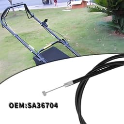 SnelShoppen - Push Pull Kabel Z/S Haak Grasmaaier Kabel SA36704 Geschikt voor 2-Takt 4-Takt Grasmaaier 43cm 47cm Duurzaam Kunststof Metaal — thumbnail 2