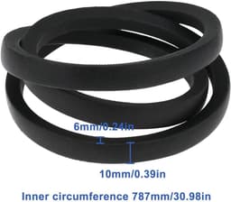 Grasmaaier Aandrijfsnaren 787mm - Compatibel met Honda IZY 16" 18" - Betrouwbare werking - Efficiënt snijden - ShopVlot — thumbnail 3
