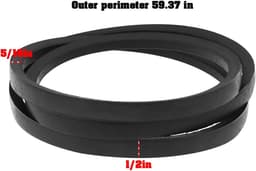 SnelShoppen - Grasmaaier Aandrijfriem 07229000 1737459 Compatibel met ARIENS Gravely MINI Zoom 1434 1534 Tuin Onderdeel Vervanging — thumbnail 3
