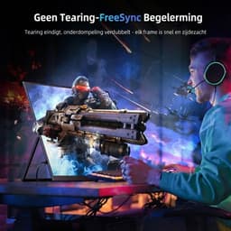 SP® Portable Monitor - Draagbaar Scherm - Draagbaar Gaming Scherm - Zwart - 25cm x 43cm x 2cm — thumbnail 2