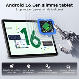 SnelShoppen - Android Tablet 11 Inch met Gemini AI, Octa-Core T7250, 24GB RAM, 256GB ROM (uitbreidbaar tot 2TB), 16MP + 8MP Camera, 8000mAh Batterij, — thumbnail 4