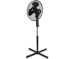 Staan Ventilator - Vloer Ventilator - Ruimte Koelen - Stil En Krachtig - 40cm Diameter - Zwart