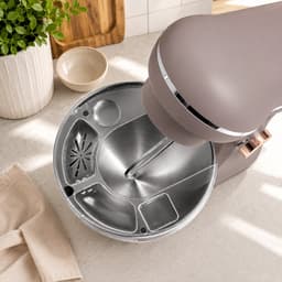 Berlinger Haus® Keukenmachine 1300W – Krachtige Mixer met 5L RVS Mengkom – 6 Snelheidsstanden – Pulsefunctie – Matt Taupe — thumbnail 3