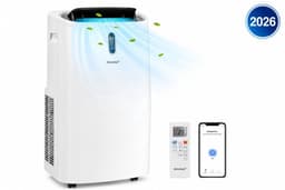 Krachtige Mobiele Airco - 4 in 1 Airco - 12000BTU - Airconditioning - Ventilatoren - Wit — thumbnail 1