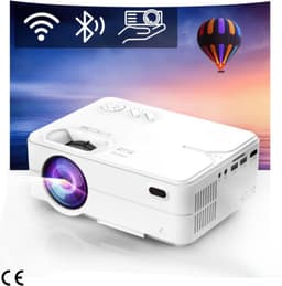 Miniprojector - WiFi & Bluetooth, native 1080P Full HD, scherm van max. 300 inch, compatibel met iOS, Android, TV Stick, PS4, laptop — thumbnail 1