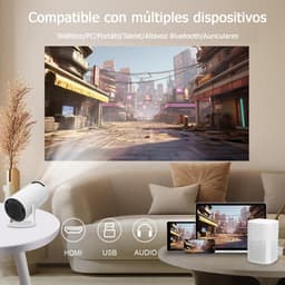 Projector - Draagbaar - Mini - 4K- Smart Projector - Bluetooth — thumbnail 5