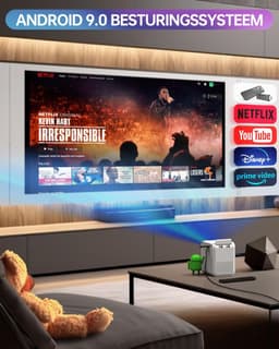 Projector - Mini - 1080P -Draagbaar - Beamer - Bluethooth — thumbnail 5