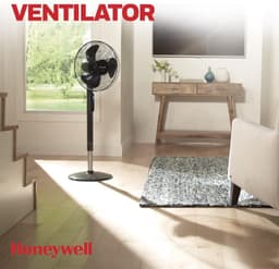 Advanced kantelende statiefventilator met QuietSet technologie - 5 snelheden - timerfunctie - 70° oscillatie - hoogteverstelling - afstandsbediening — thumbnail 4