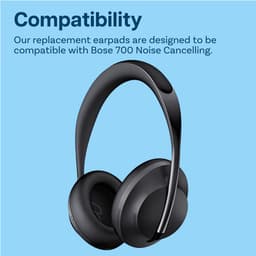 MMOBIEL Oorkussens voor Bose NC700 / Bose 700 Noise Cancelling Hoofdtelefoon - Protein PU Koptelefoon Oorkussen - Hoofdtelefoon Earpads – Zwart — thumbnail 4