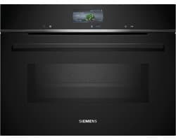 Siemens CM776G1B1 - iQ700 - 60cm x 45cm - Compacte inbouw bakoven met magnetron - Eenvoudig te reinigen met pyrolytische zelfreiniging activeClean - cookControl Pro: altijd uitstekende resultaten - — thumbnail 1
