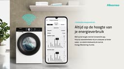 Hisense 3S Serie WF3S8043BW3/BLX - Wasmachine met Energielabel A -30% - 8kg - 72dB (A) - Steam Wash -1400 toeren - Power Wash 49' - ConnectLife - Inhoud Trommel 54 Liter — thumbnail 21