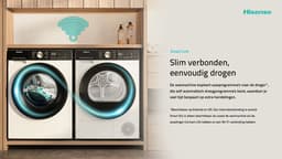 Hisense 3S Serie WF3S8043BW3/BLX - Wasmachine met Energielabel A -30% - 8kg - 72dB (A) - Steam Wash -1400 toeren - Power Wash 49' - ConnectLife - Inhoud Trommel 54 Liter — thumbnail 17