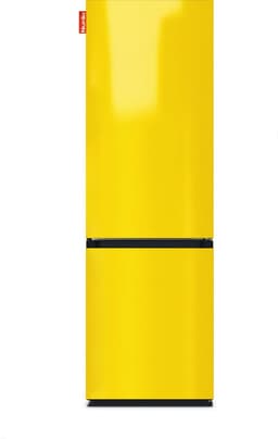 NUNKI LARGECOMBINF-AYEL Combi Bottom Koelkast, D, 182+71l, Lucid Yellow Gloss All Sides — thumbnail 1