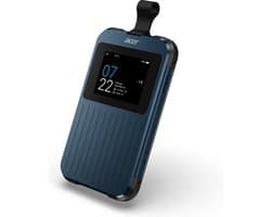 Acer Connect Enduro M3 - Portable Mifi Router - Mobiele Hotspot - 5G - WiFi 6 - Dual-band - Nano SIM - SIMO - inclusief 1 GB - tot 16 apparaten - ideaal voor onderweg of op de camping