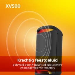 Sony SRS-XV500 - Bluetooth Partybox - Zwart — thumbnail 5