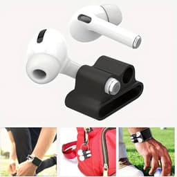 Ainy - Airpods siliconen houder case / hoesje voor Apple watch pro, smartwatch of horloges — thumbnail 2