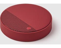 Lexon Design OSLO Energy + QI Charger Speaker - Dark Red