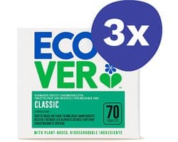 Ecover Vaatwastabletten XL (3x 70 stuks)
