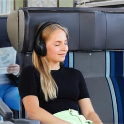 Spirit Focused, Bluetooth® over-ear, ANC, zwart/blauw — thumbnail 2
