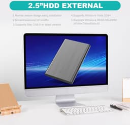 Harde schijf extern - Harde schijf - 2TB - Draagbaar - Externe harde schijf - Must have voor al uw extra foto's en bestanden! — thumbnail 3