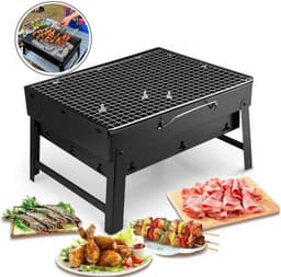 Barbecue opvouwbaar - koffer barbecue - BBQ inklapbaar - grill 45x30cm - tafel grill — thumbnail 1