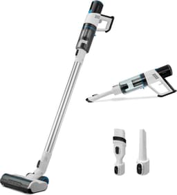 MEDION P250 steelstofzuiger (snoerloos, zakloos, cycloontechnologie, 250 watt, 2-in-1 steelstofzuiger en handstofzuiger met oplaadbare batterij, stofsensor, HEPA H13, LED-touchdisplay, borstelrol) — thumbnail 1