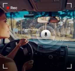 Stellar Dashcam - Voor Auto - Met Night Vision - Wifi Connectie - Full HD - 130C Gezichtsveld - Draaibare Houder — thumbnail 4