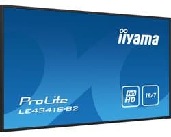 iiyama ProLite LE4341S-B2 - 43 Inch - IPS - Full HD - 18/7 werktijd - 350 cd/mÂ²